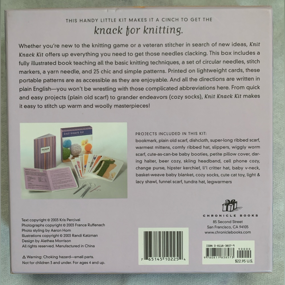 NWT Knit Knack Kit in Original Inside Packaging - Picture 8 of 8